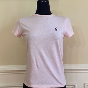 Light Pink Polo by Ralph Lauren Women's Tee